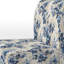 Fauteuil de chambre de style campagnard bleu Cobalo
