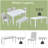 Wooden Rectangular Table With Bench-170614732