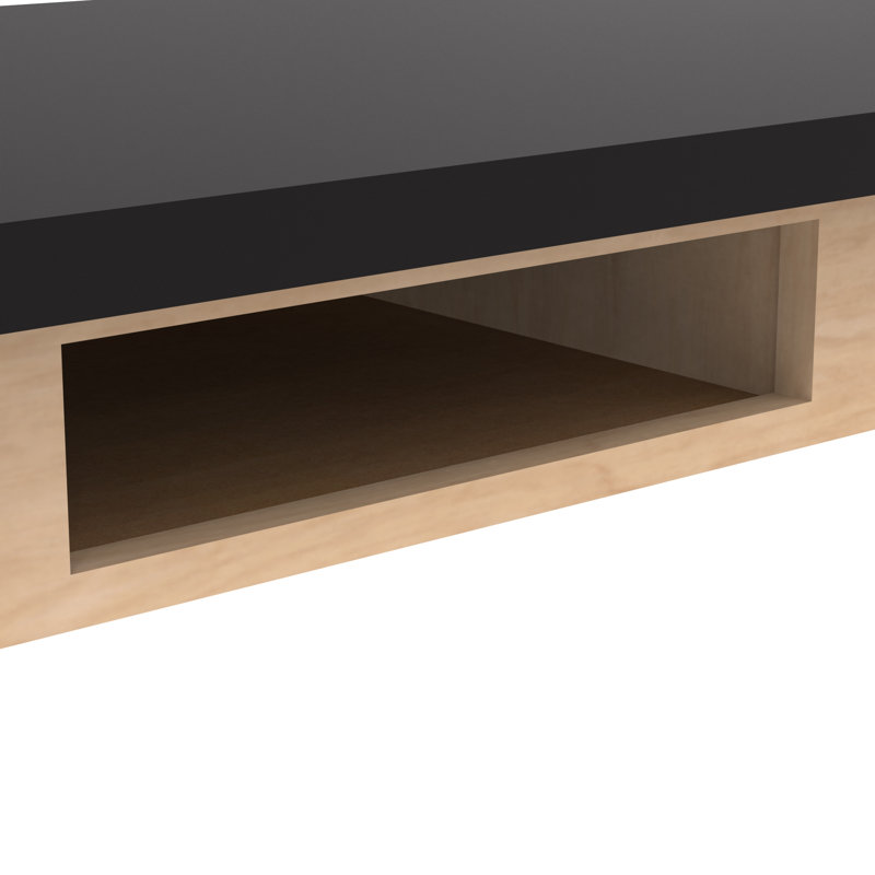 Table à tablier rectangulaire PerpetuLab Quick-Ship, options restreintes, H 30 po x L 60 po x l 24 po