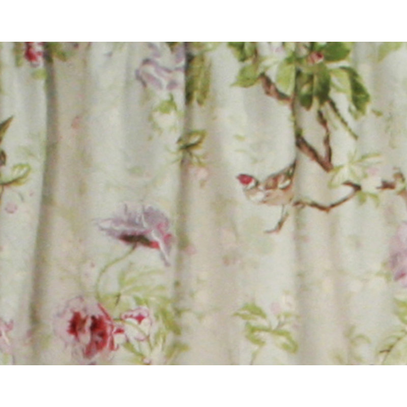 Alita Semi Sheer Curtain Single Panel, Lilac, 48" W x 84" L