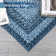 Washable Modern Rugs for Bedroom Imitation Braided Soft Geometric Area Rug Non Slip Stain Resistant Carpet