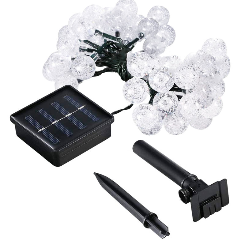 7'' Solar Powered Integrated LED Outdoor Hanging Light, Warm White