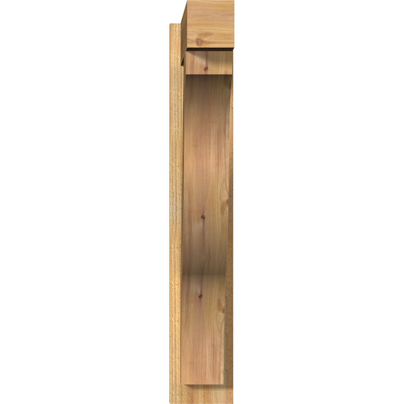 Jeu de blocs Funston, P 24 po x H 36 po, Cèdre rouge de l'Ouest de 6 po (sciage brut)