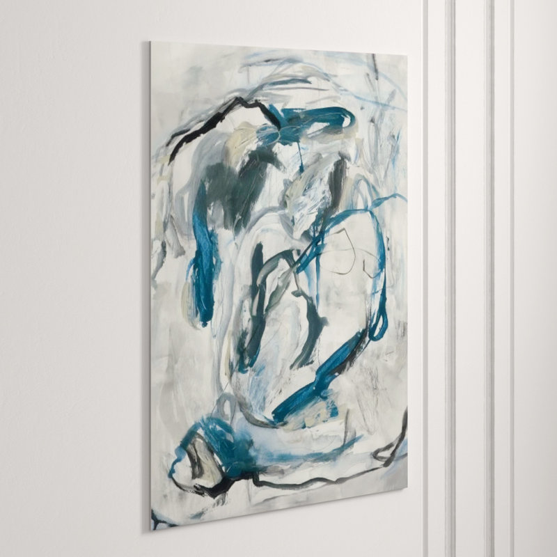 Stirring Thoughts Print by Emma McCartney, Image Brush Gel, 54" H x 36" W x 1.5" D