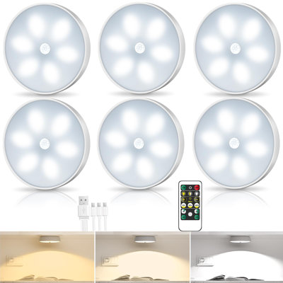 Janiha Dimmable LED, 3 Colours LED 3.35" Under Cabinet Recessed Light