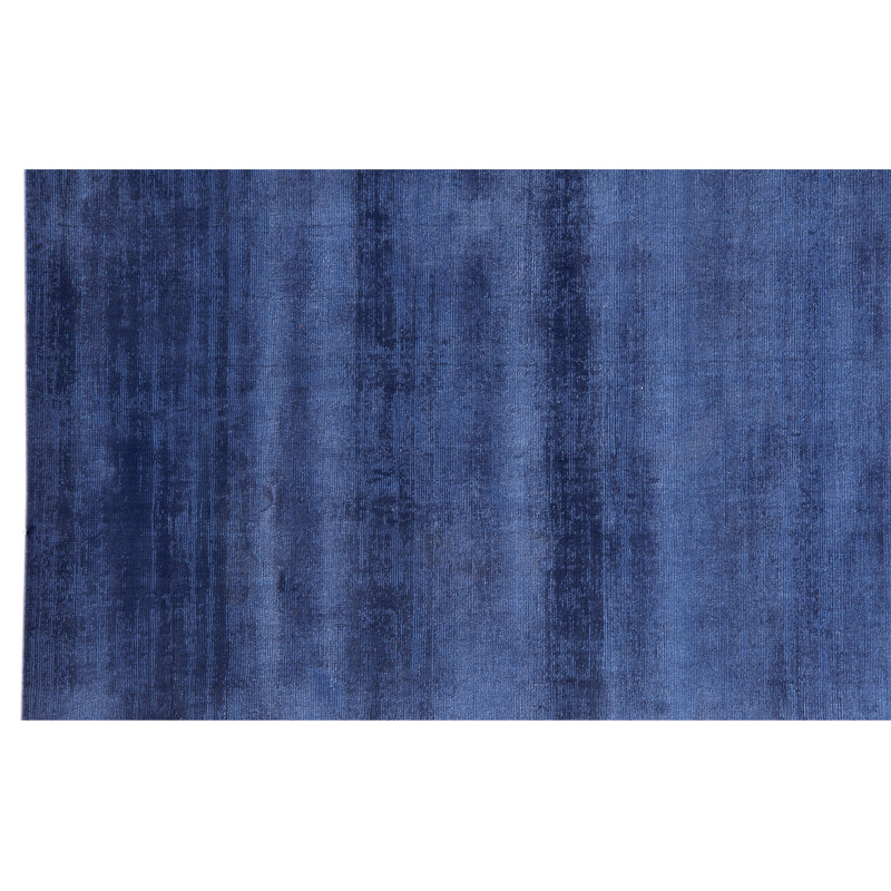 Area Rug in Navy, Rectangle 6' x 9'