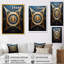 «Esoteric Knowing In Teal and Gold I», impressions d'art géométrique moderne-1073141676-1073141679