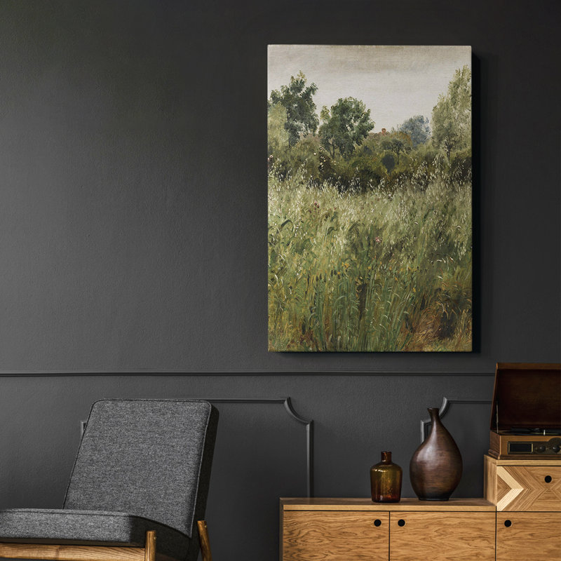 Paysage rétro CCLIX, ensemble de toiles encadrées, H 37 po x l 25 po