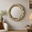 Miroir mural gris