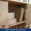 Crédence pour bureau à domicile avec huche