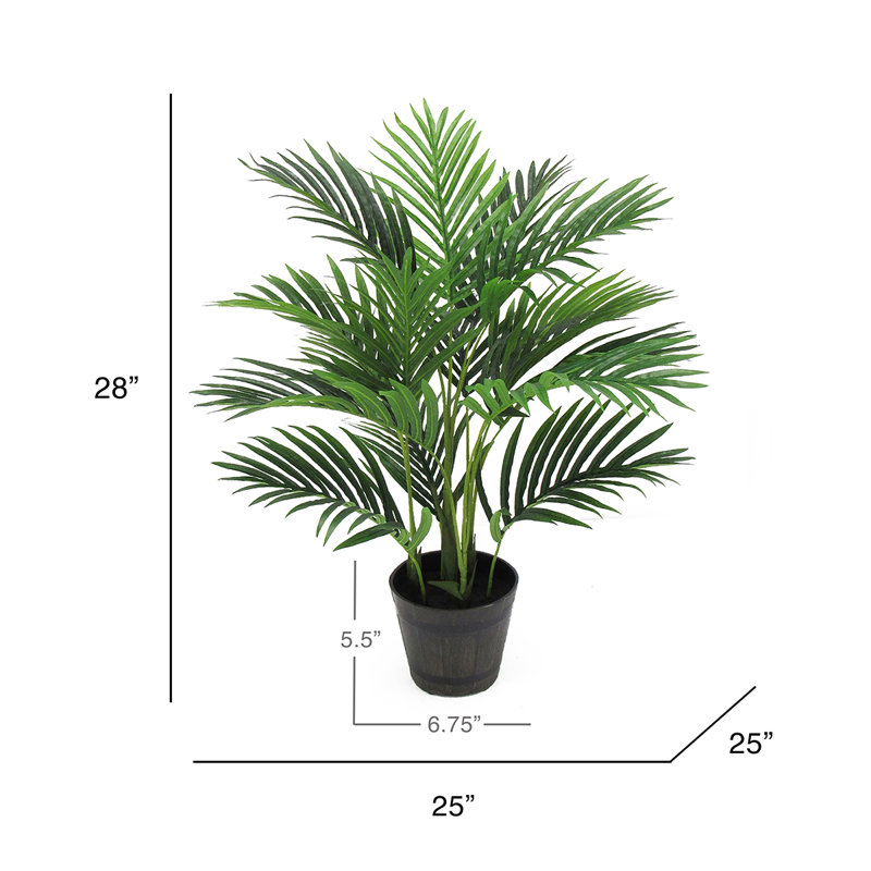 Palmier artificiel 28 po en pot