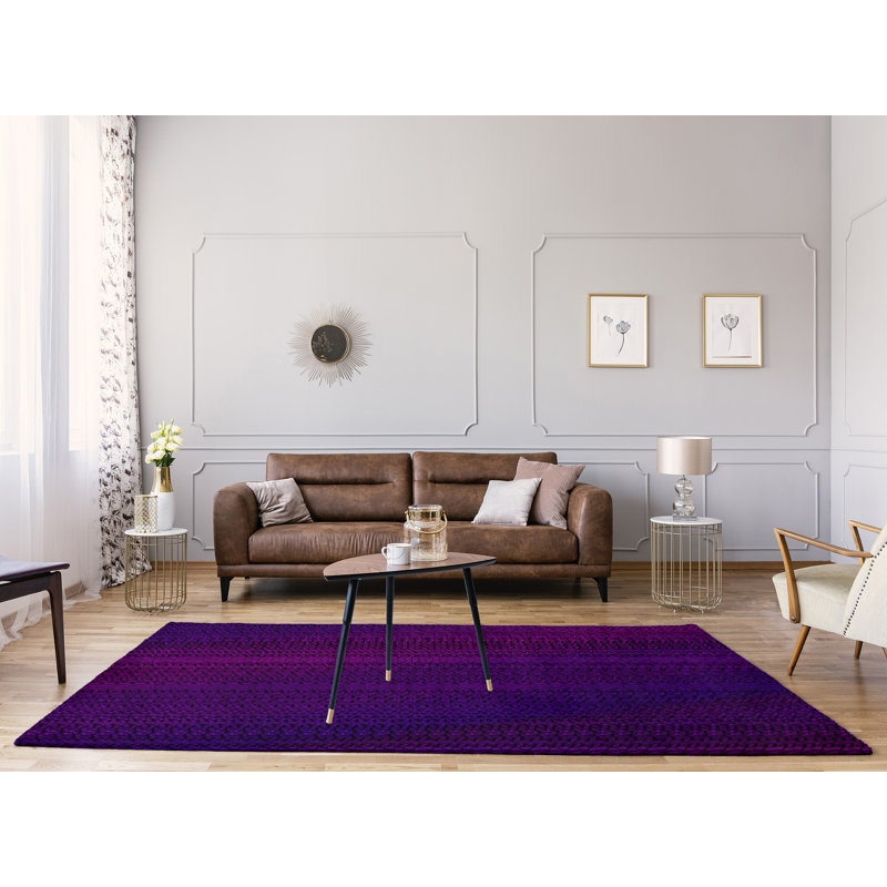 Chenille Polka Dots Indoor Rug, Rectangle 5' x 7'