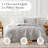 Winter Brush Microfiber Reversible Traditional Quilt Set-1436369002-1436368992