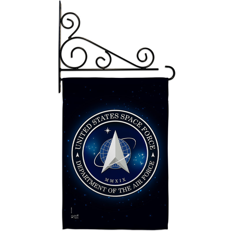 Double Sided 18.5'' H x 13'' W Polyester Independence Day Flag Set