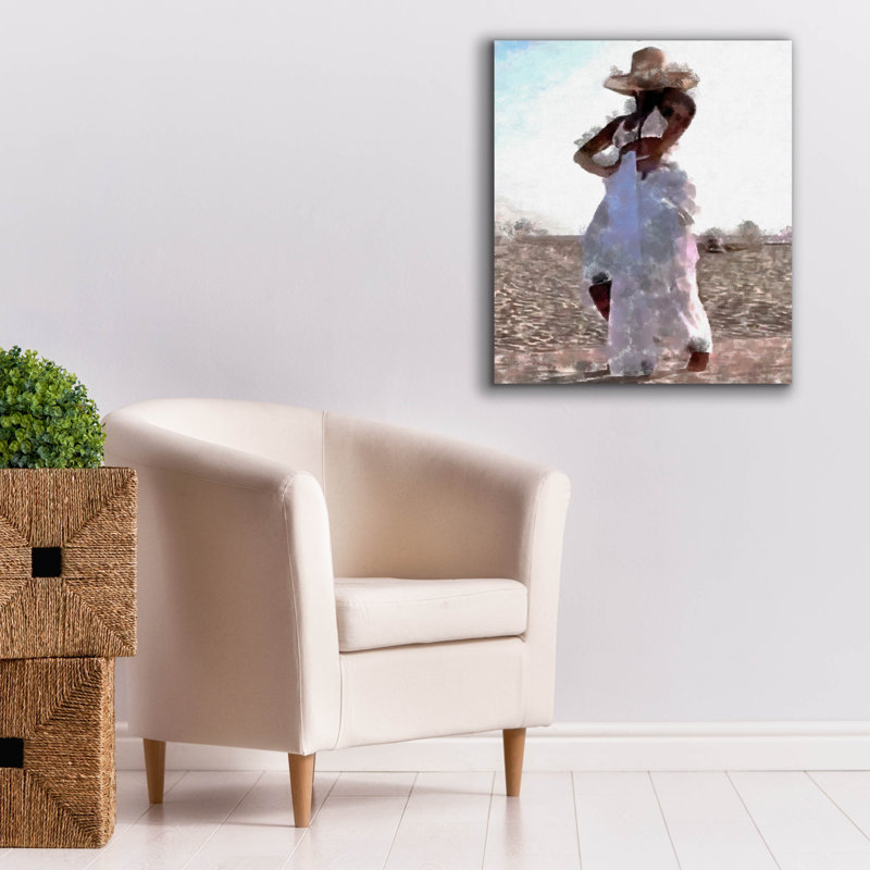 Toile épique Graffiti «Her Dance 2» par Alonzo Saunders, 26 po x 30 po, H 30 po x l 26 po