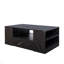 Table basse haute DEL 14,57 po, tables basses modernes pour le salon, table basse de rangement, petite table basse, table centrale avec 2 tiroirs et tablette latérale ouverte-967520801