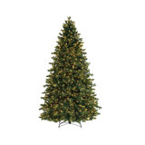Pre-Lit Savannah Spruce Medium Artificial Christmas Tree - 7.5' - Clear Lights