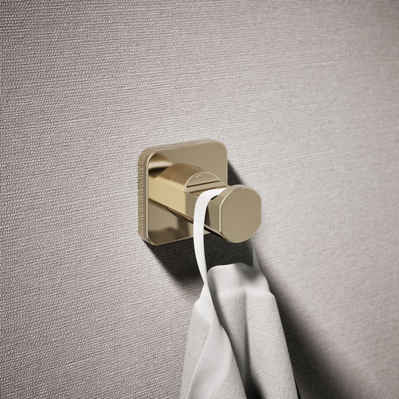 Parallel Robe Hook, Gold