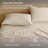 Double Stitch Tencel Cotton Sheet Plain 4 Piece Solid Color -107142698-107142699