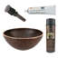 Premier Copper Products BSP5_PV13RDB-P Bathroom Sink And Drain Package