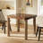 Oscar 36 Inch Square Checkered Dining Table-116247523