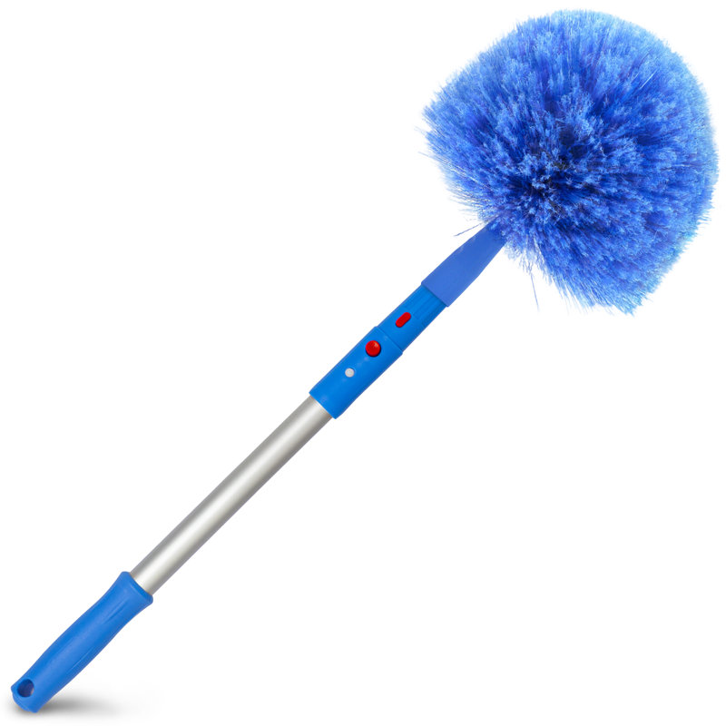 Cobweb Duster Brush, 6 11/16" Cobweb / Corner Duster Brush with 20" Pole