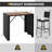 Arnisa 4-Person Wicker Rectangular Patio Dining Set