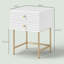 Becraft 40cm W Manufactured Wood Bedside Table-22418972