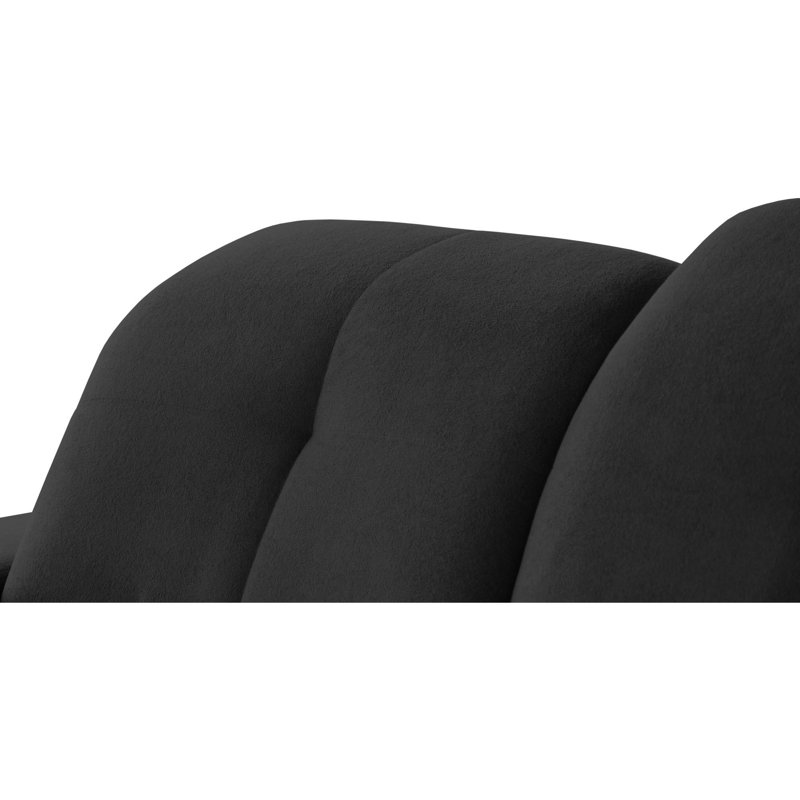 Antwyan 4 Seater Sofa Bed, Left Hand Facing, Black