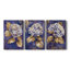 Série d'étude florale Lxxxi - ensemble de toiles tendues avec châssis Premium - prêt à être accroché-1186657328