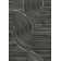 Hallie High-Low Minimalist Curve Geometric Black/White Rug