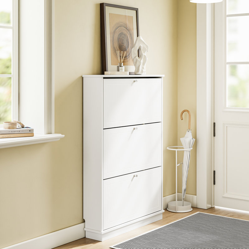 9 Pair Flip Down Shoe Storage