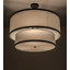 Lustre fantaisie 3 lumières à abat-jour Marsetta