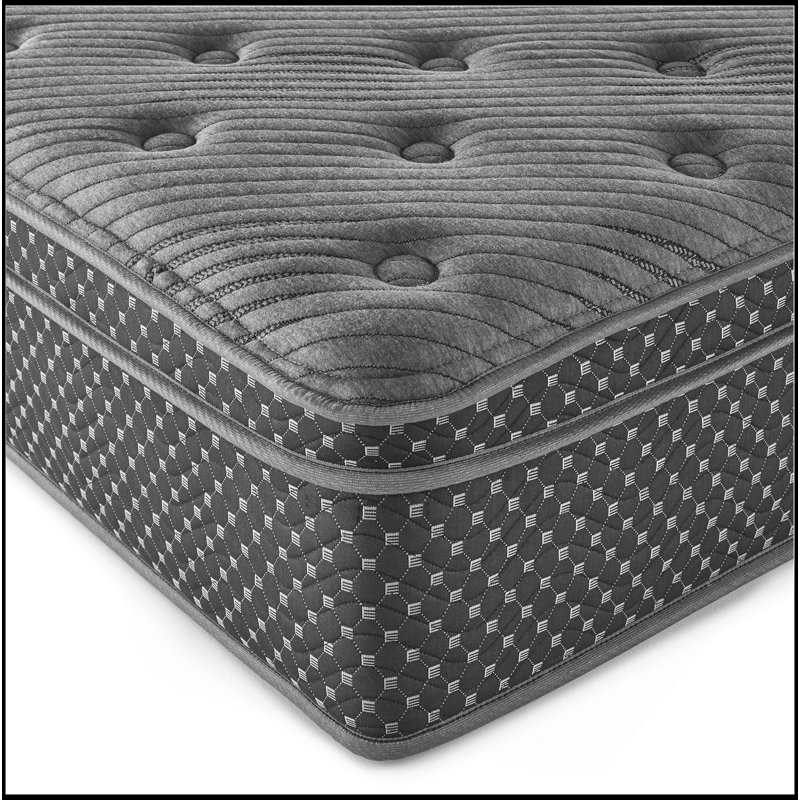 13" Quilted Eurotop Hybrid Mattress, Plush, King