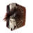 Tihomira Real Zebra Skin Accent Stool