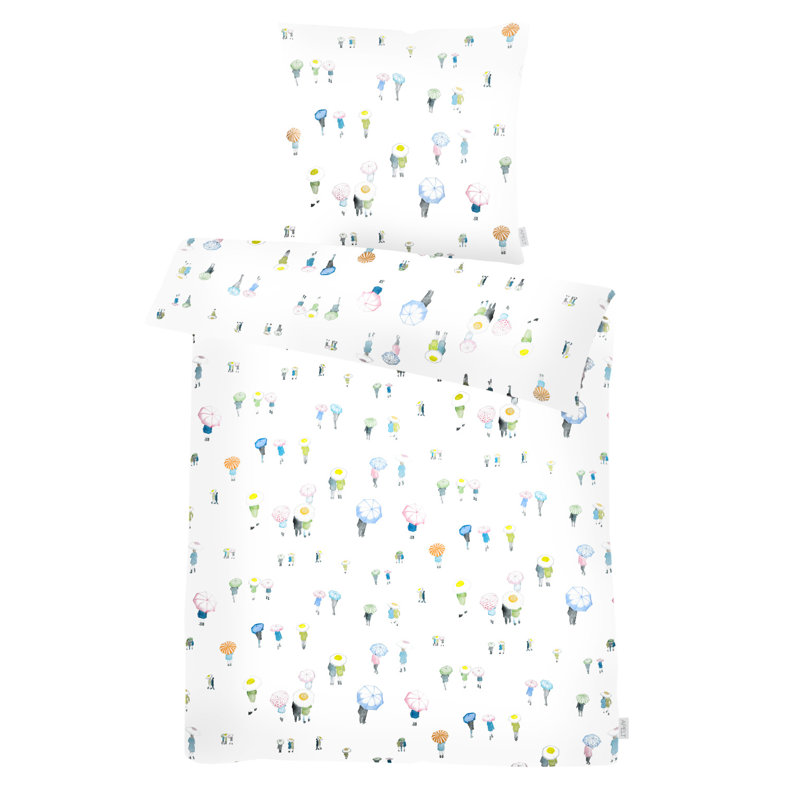 Cotton No Pattern Duvet Cover Set with Pillowcases Included, 135 x 200cm