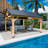 13 Ft. X 15 Ft. Solid Wood Hardtop Gazebo With Galvanized Steel Roof And Ceiling Hook