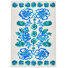 Teal/Blue/White