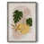 Toile avec cadre noyer