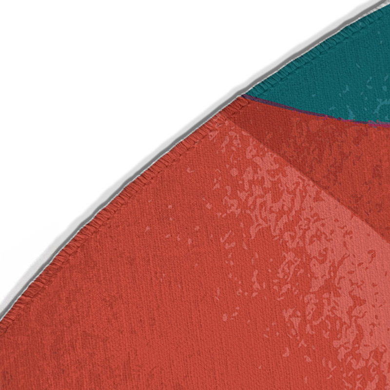 Pixel Dream Indoor And Outdoor Area Rug, Round 5'