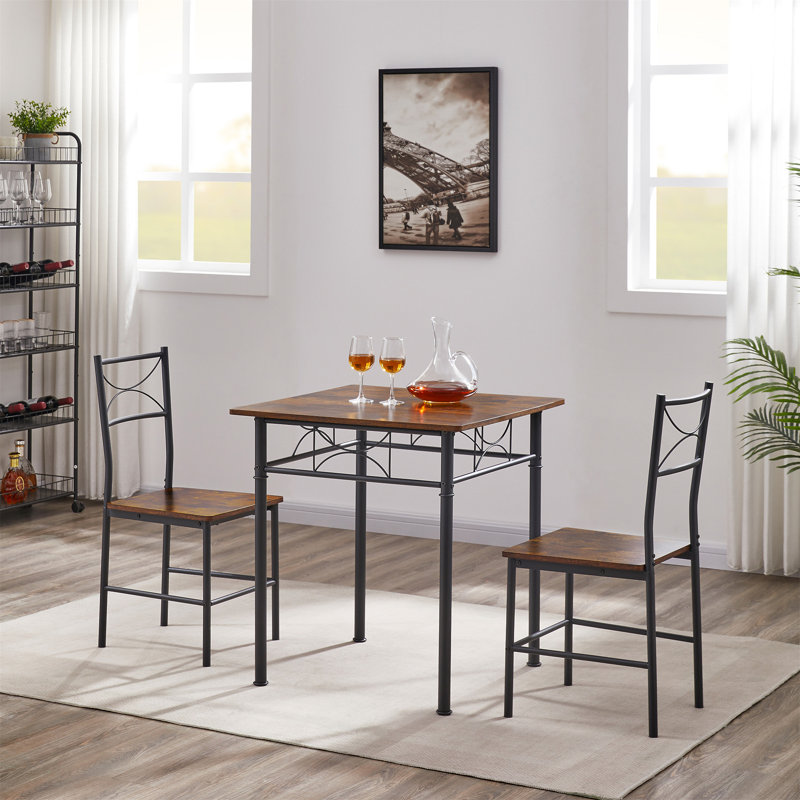 Ensemble repas carré L 27,5 po x l 27,5 po Attayac