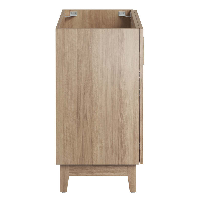 Miles 36" Oak Particleboard Bathroom Vanity Cabinet