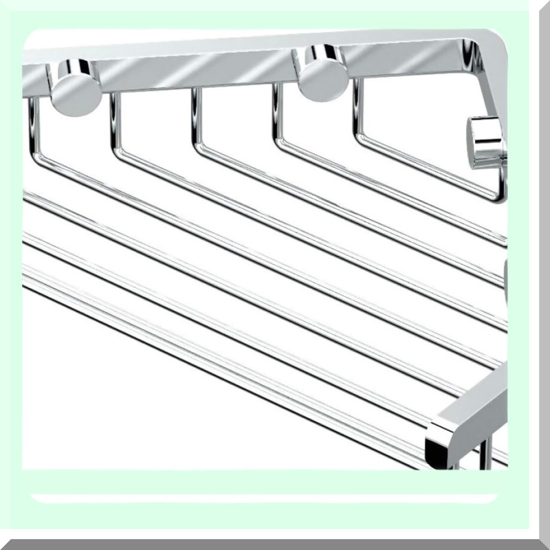 ChromeGuard Corner Shower Basket