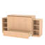 Lit escamotable double avec rangement peu encombrant-1095889887