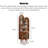 Retro-Style Solid Wood Corner Feature Cabinet