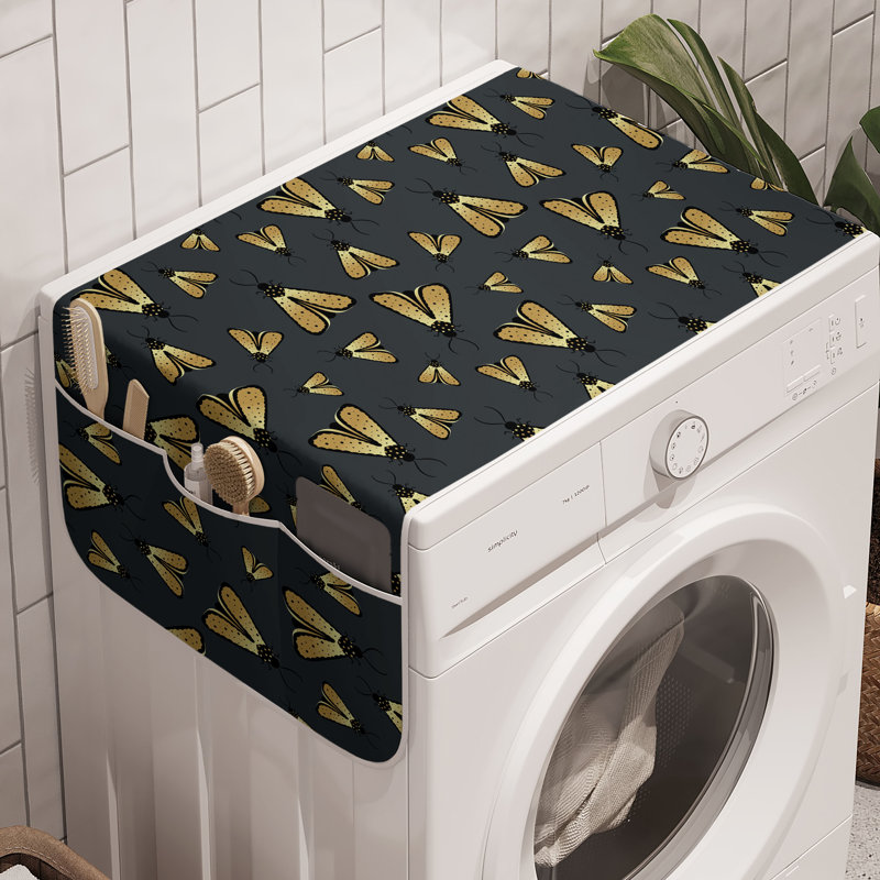 Machine à laver East Urban Home Moth Art, paquet de 2 47 po x 18,5 po
