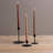 Kent Black Taper Candle Holder, Tall