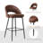 30.25 Modern Quilted Upholstered Bar Stool-88153607