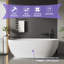 67 in. x 31 in. Stone Resin Solid Surface Freestanding Soaking Bathtub in Matte White with Drain-125475449