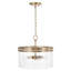 Luminaire suspendu tambour 4 lumières -619300400